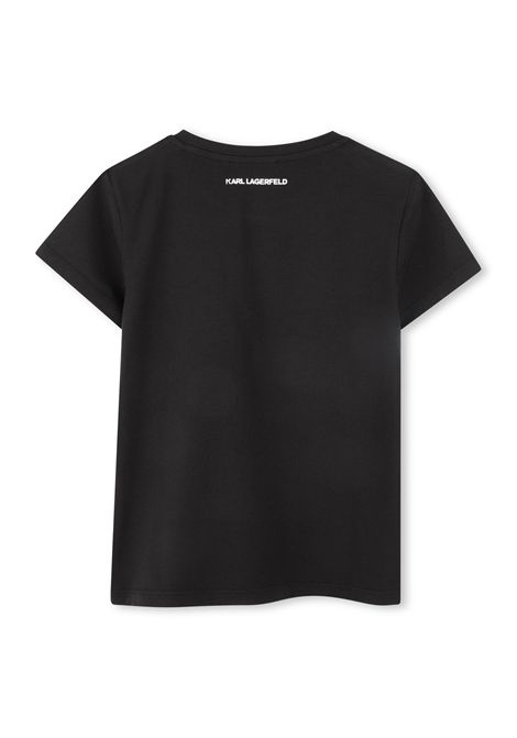 T-shirt con stampa KARL LAGERFELD KIDS | Z3048909B